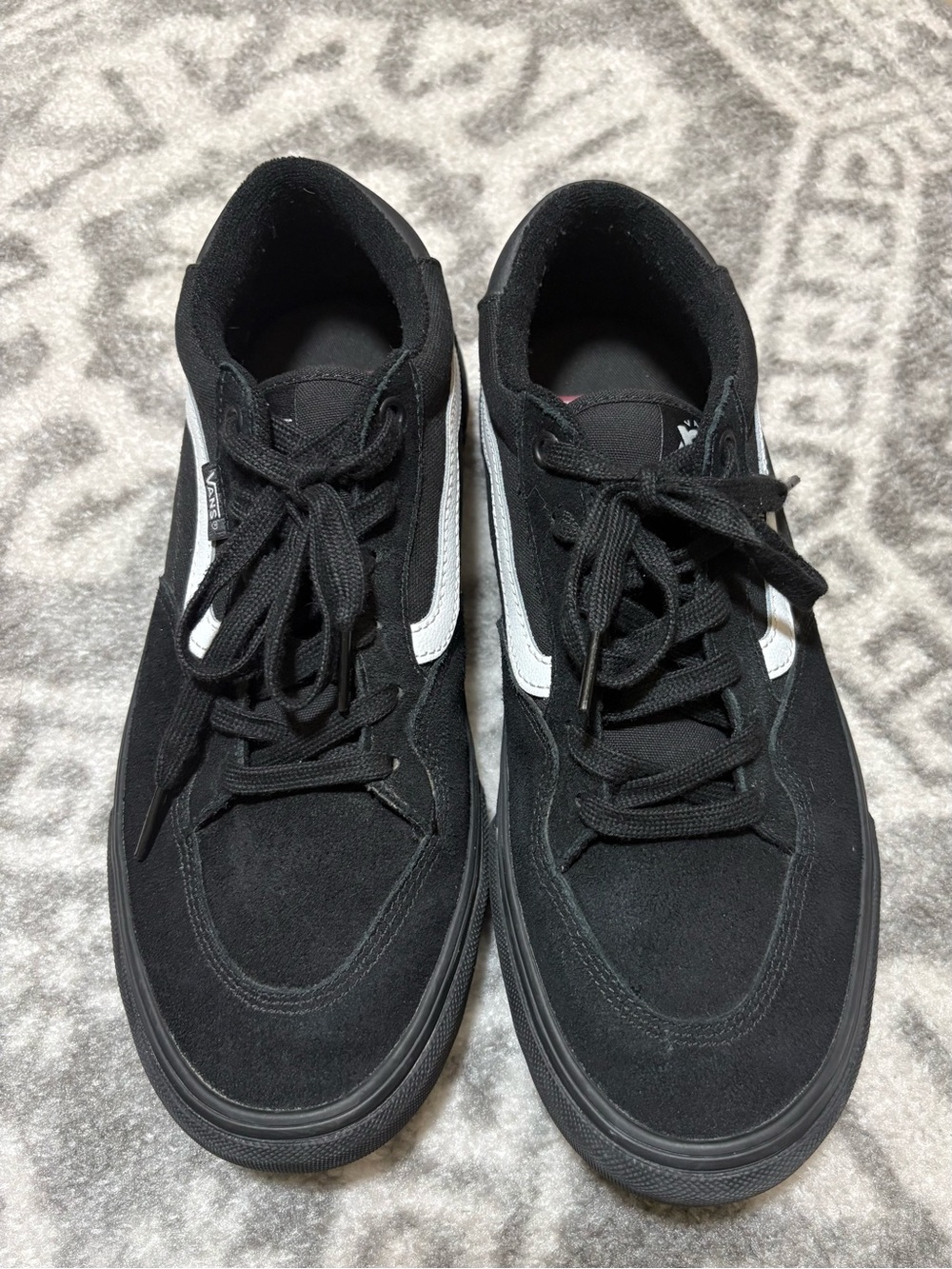 Vans Rowan 1 (Black/Black/White) Men’s Size 9.5